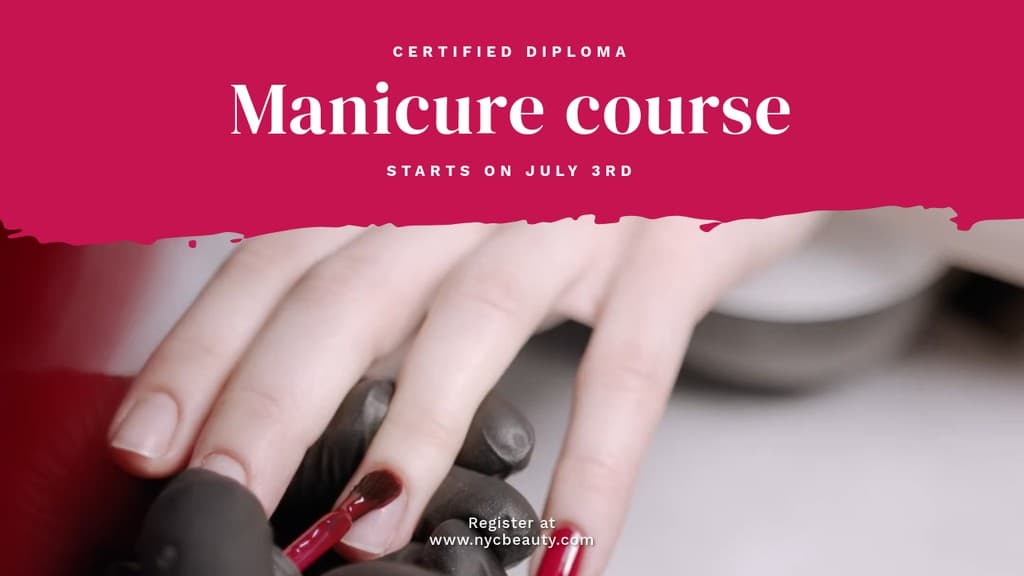 Certified Manicure Beauty Course Video HD Video