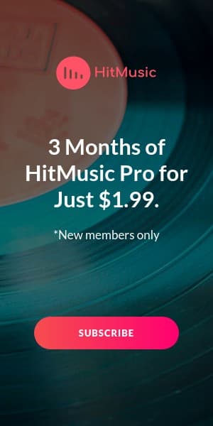 HitMusic Pro Monthly Subscription Half Page