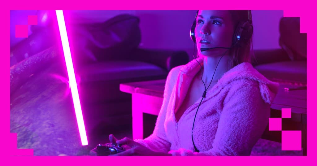 Violet Lightsaber Gaming Responsive Landscape Responsive Landscape Art