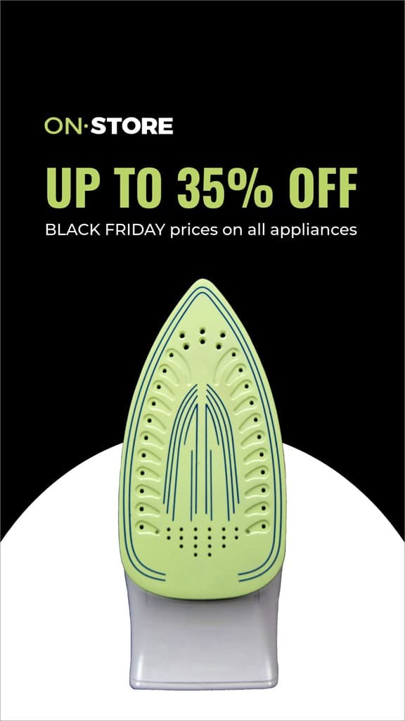 Black Friday Prices on all Appliances Story