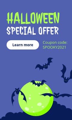 Halloween Special Offer Vertical Rectangle