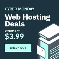 Cyber Monday Web Hosting Deals Square