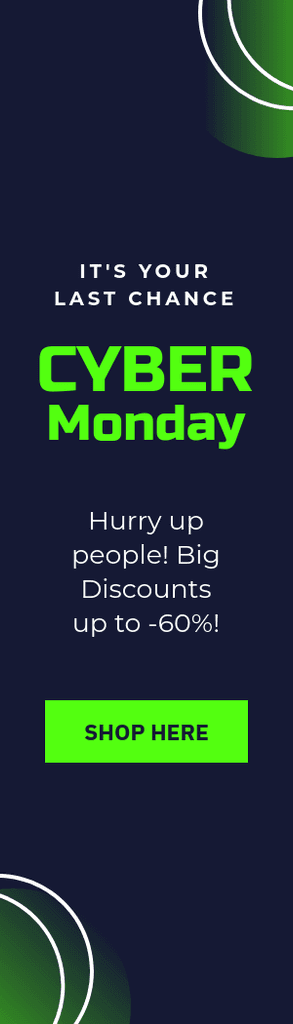 Cyber Monday Big Discounts Last Chance Portrait
