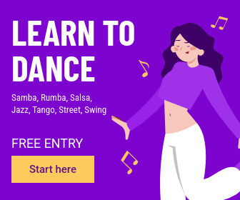 Learn to Dance with Free Entry Large Rectangle