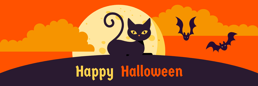 Happy Halloween Black Cat