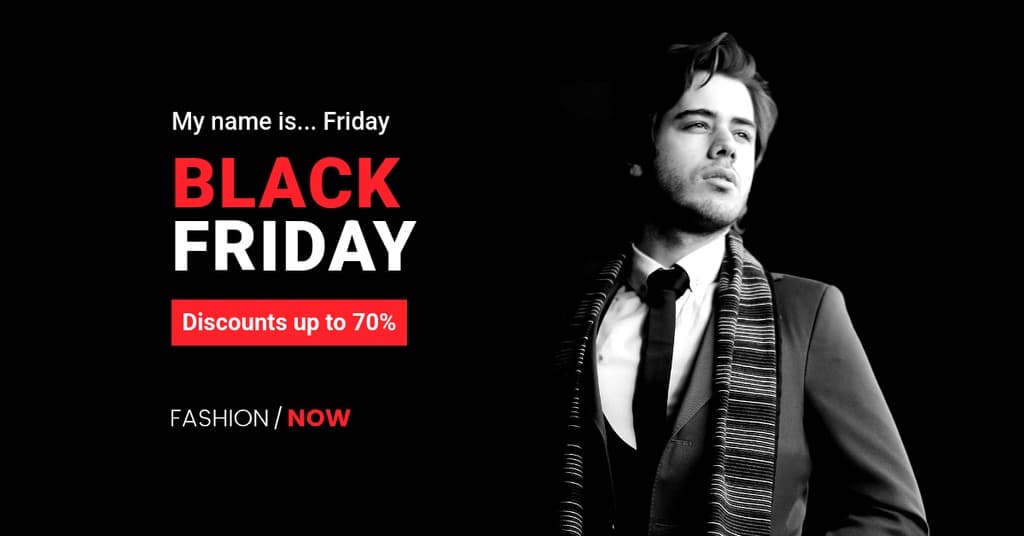 My Name is Black Friday Facebook Sponsored Message