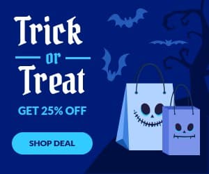 Trick or Treat Halloween Sale Inline Rectangle