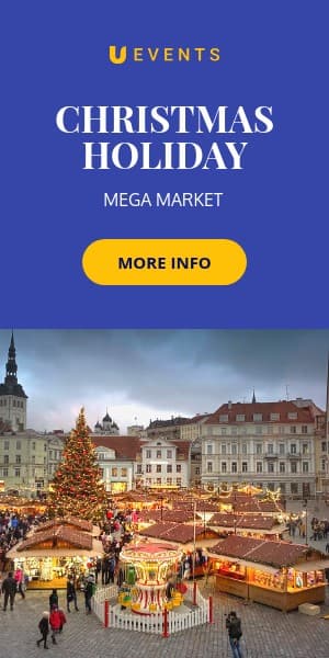Christmas Holiday Mega Market Half Page