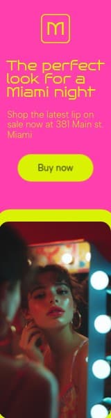 Perfect Miami Night Look Mantix Beauty Products Animated Wide Skyscraper