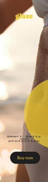 Smart Daily Sun Protection Glaze Beauty Products Animated Wide Skyscraper