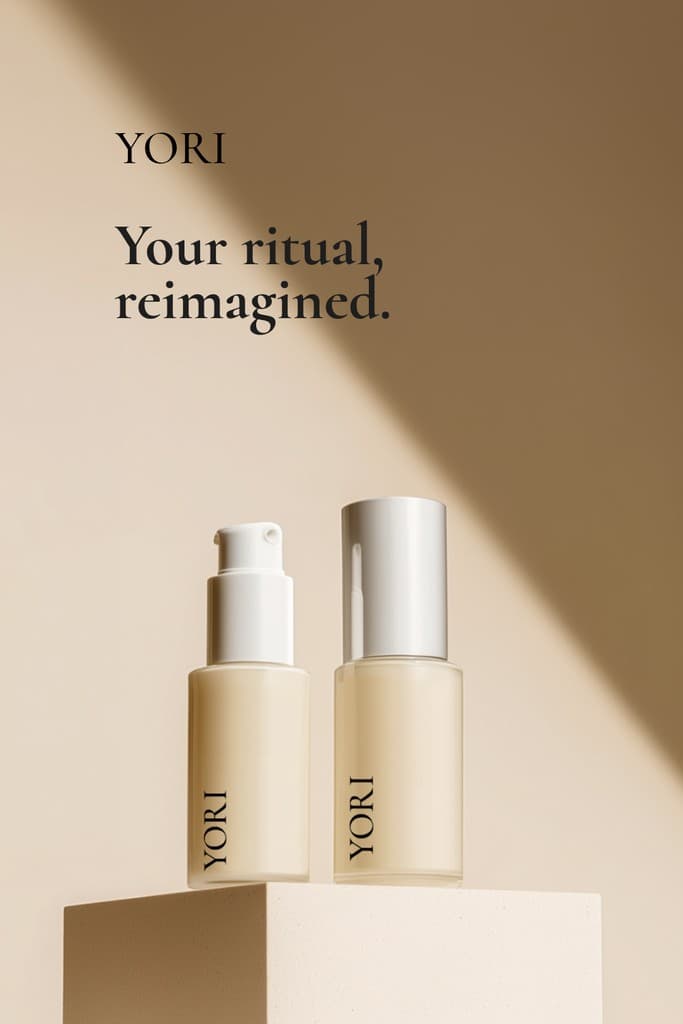 Your Ritual Reimagined Yori Beauty Products Animated Pinterest Pin Tall