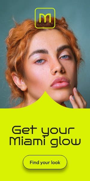 Get Your Miami Glow Mantix Beauty Products Animated Half Page