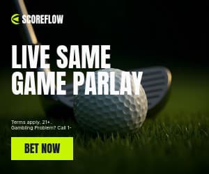 Live Game Parlay Golf Scoreflow Betting Animated 