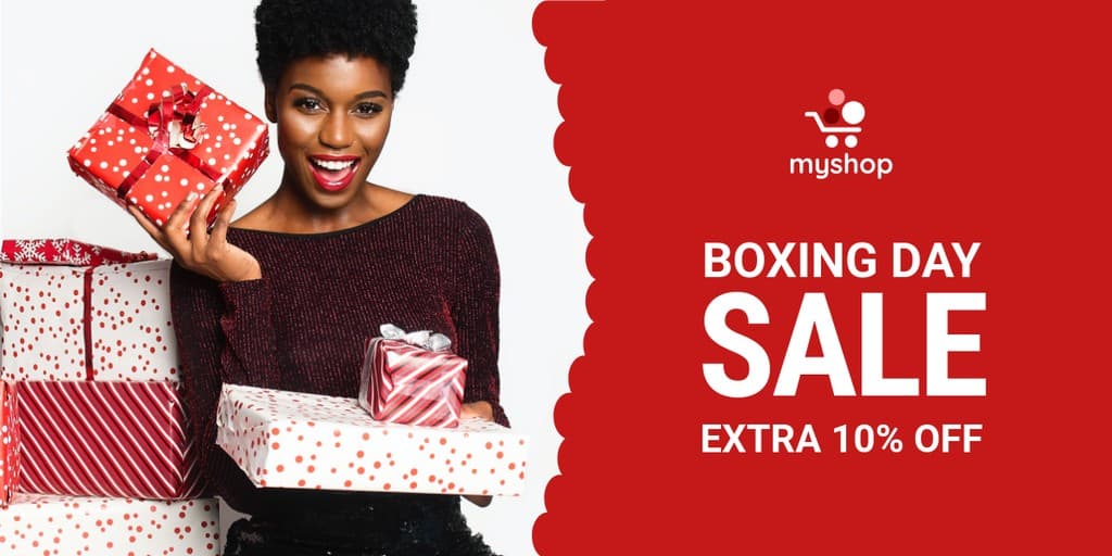 Gift Boxes Boxing Day Sale X Image Post