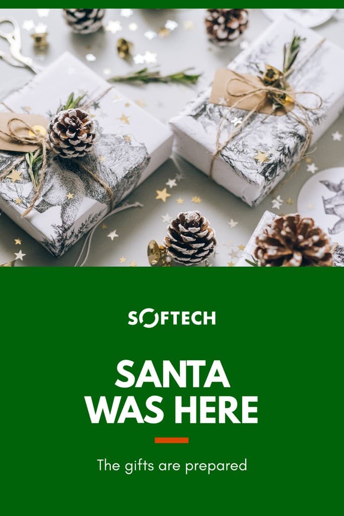 Santa Was Here Gifts Prepared Pinterest Pin Tall