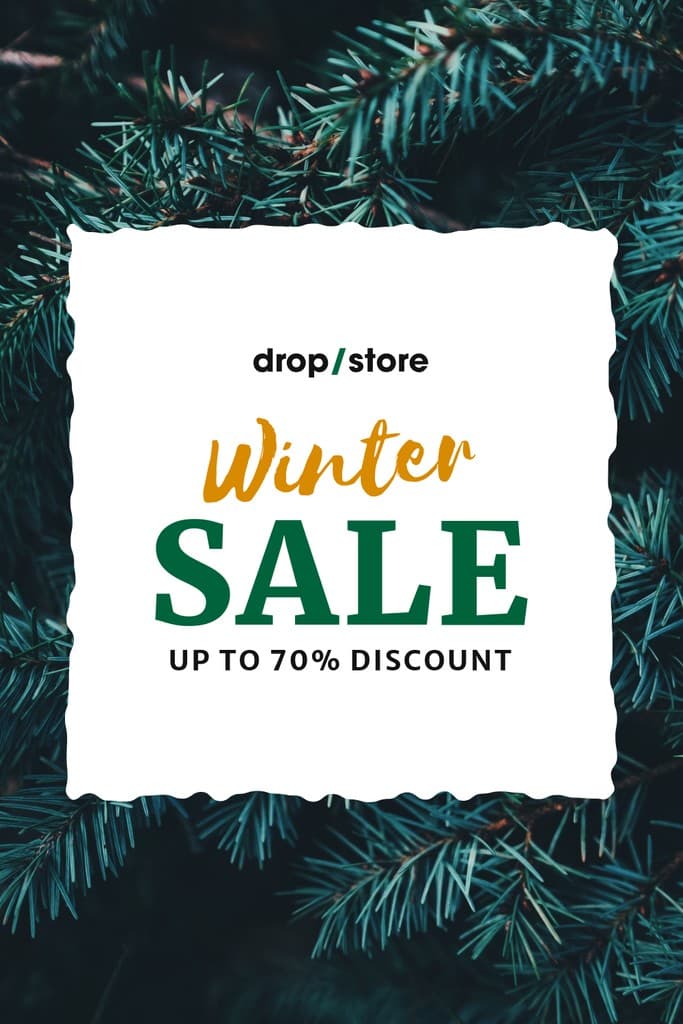 Christmas Pine Winter Sale