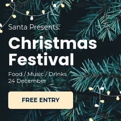 Santa Presents Christmas Festival Square