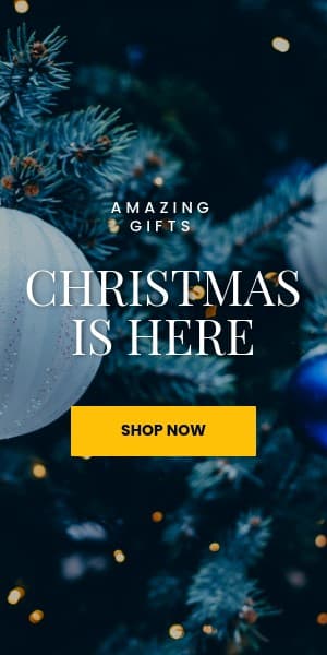 Amazing Christmas Is Here Half Page