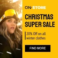 Winter Clothes Christmas Super Sales Small Square