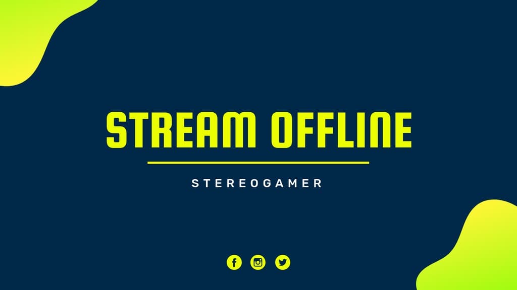 Neon Stereogamer Twitch Video Cover Twitch Video Player Banner