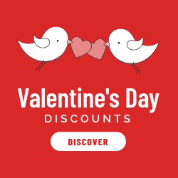 Valentine's Day Bird Discounts Square