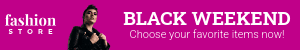 Pink Fashion Black Friday Mobile Banner