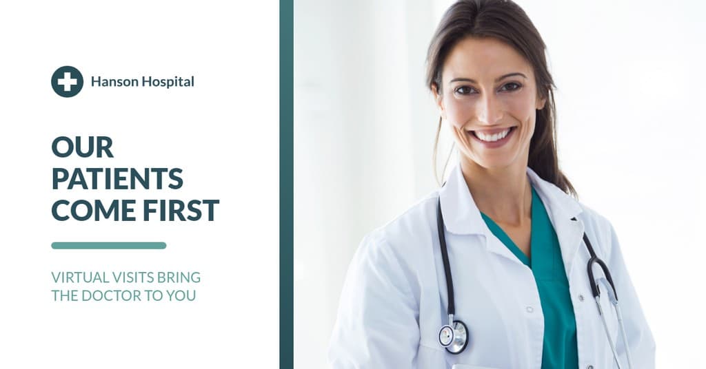 Hospital and Virtual Medical Care Facebook Sponsored Message