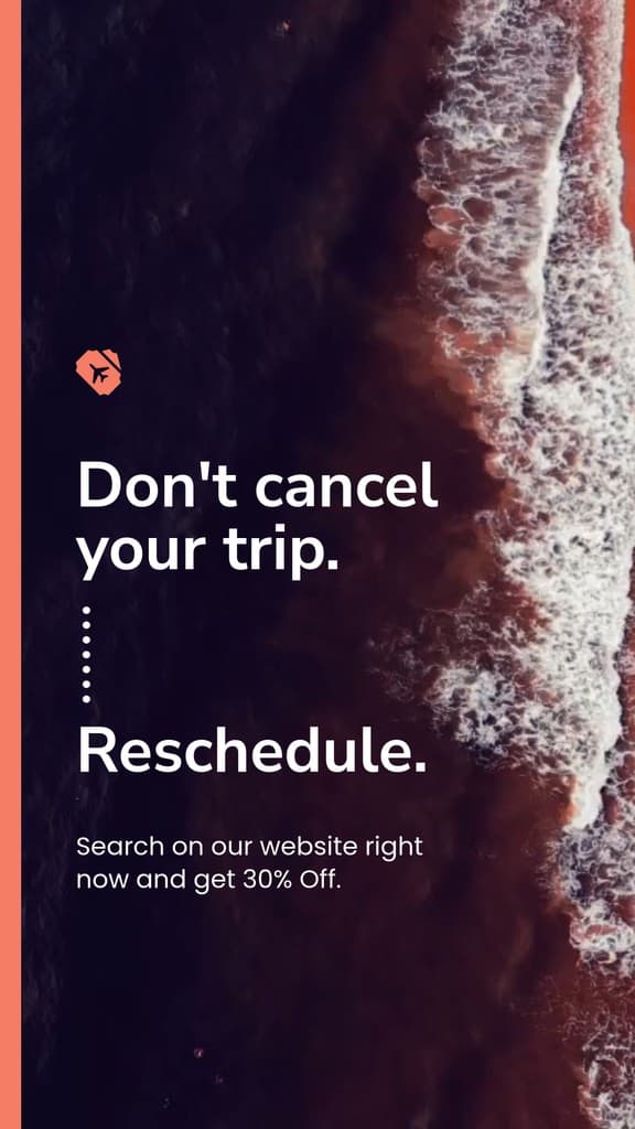Reschedule your Trip Video Video Story