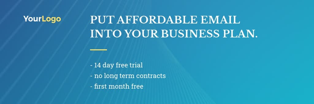Affordable Email Business Plan X Header