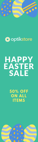 Happy Easter Sale Colored Eggs Wide Skyscraper