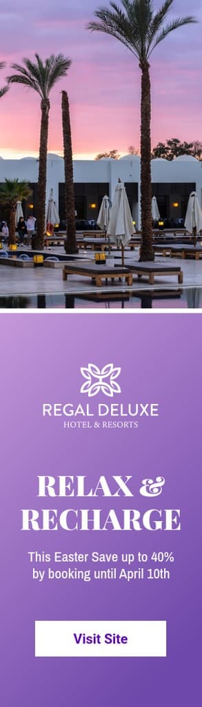 Relax and Recharge Easter Hotel Offer Portrait