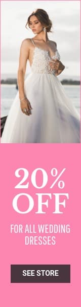 Discount on All Wedding Dresses Wide Skyscraper
