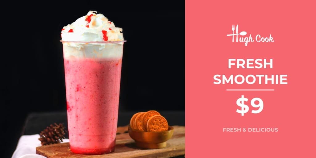 Fresh Strawberry Smoothie Deal X Image Post