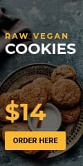 Raw Vegan Cookies Vertical Banner