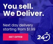 Next Day Delivery Service Small Rectangle