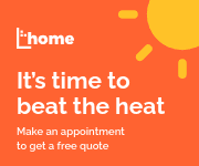 Orange Hvac Beat The Heat Small Rectangle