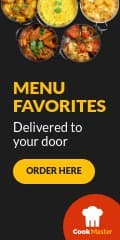 Cook Master Menu Delivery Vertical Banner