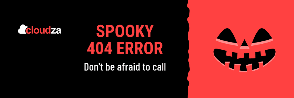 Spooky Halloween 404 X Header