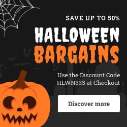 Halloween Bargains Cemetery Pumpkin