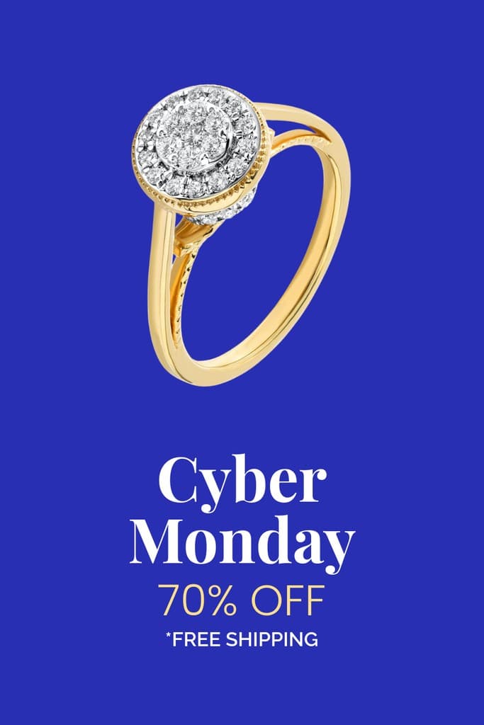 Cyber Monday Engagement Ring Deals Pinterest Pin Tall