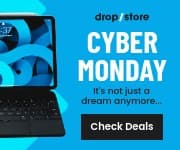 Cyber Monday Blue Laptop Dream Small Rectangle