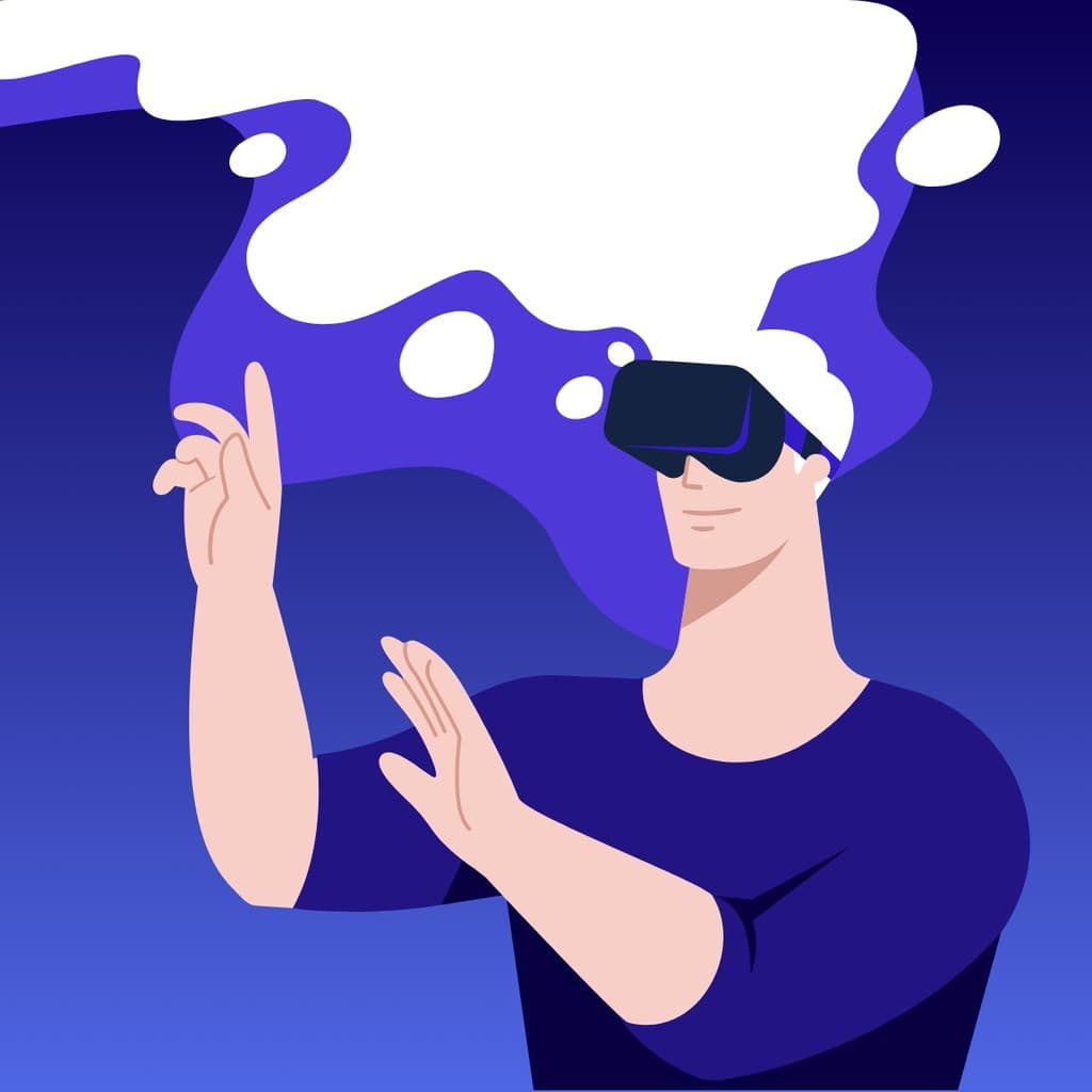 Blue VR Dreaming Software Responsive Square Responsive Square Art