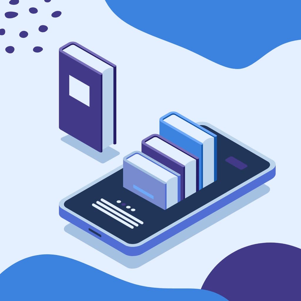 Blue Online Courses Education Responsive Square Responsive Square Art