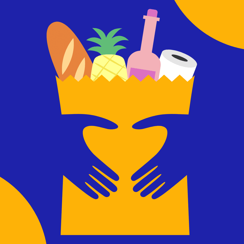 Love Grocery Shopping Ecommerce Responsive Square Responsive Square Art