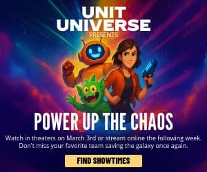 Power Up the Chaos Unit Universe Movie Animated Inline Rectangle