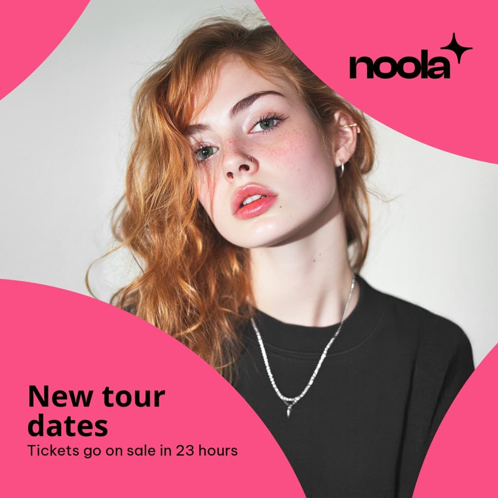 Noola New Tour Date Tickets Animated Instagram Post