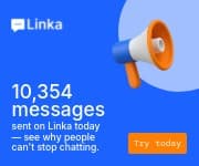 Announce Messages Sent with Linka Animated Small Rectangle