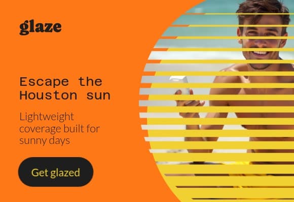 Escape Houston Sun Glaze Skincare Animated Netboard