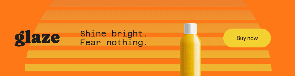 Shine Bright Glaze Beauty Products Animated Billboard