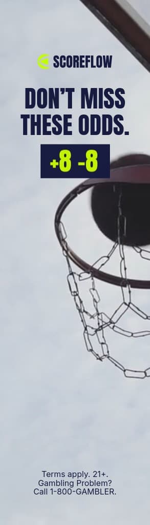 Don’t Miss Odds Basketball Scoreflow Betting Video Portrait